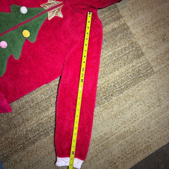 Festive Red Christmas Tree Kids Jacket - Picture 6 of 10